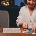 thumbnail image 3 of Compartiment Transparent pour Porte-Pièces de Poker, Plateau à Puces de Poker, Grande Capacité, Boîte à Puces de Poker, 3 of 9