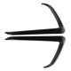 thumbnail image 4 of 2PCs Front Bumper Wind Knife Front Bumper Blade Trim Replacement for Tesla Model Y 2020?2022 Glossy Black, 4 of 5