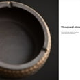 thumbnail image 4 of Tabletop Ceramic Vintage Ashtray for Cigarettes, Wind Proof, Anti-skid Table Top Ashtray, 4 of 8
