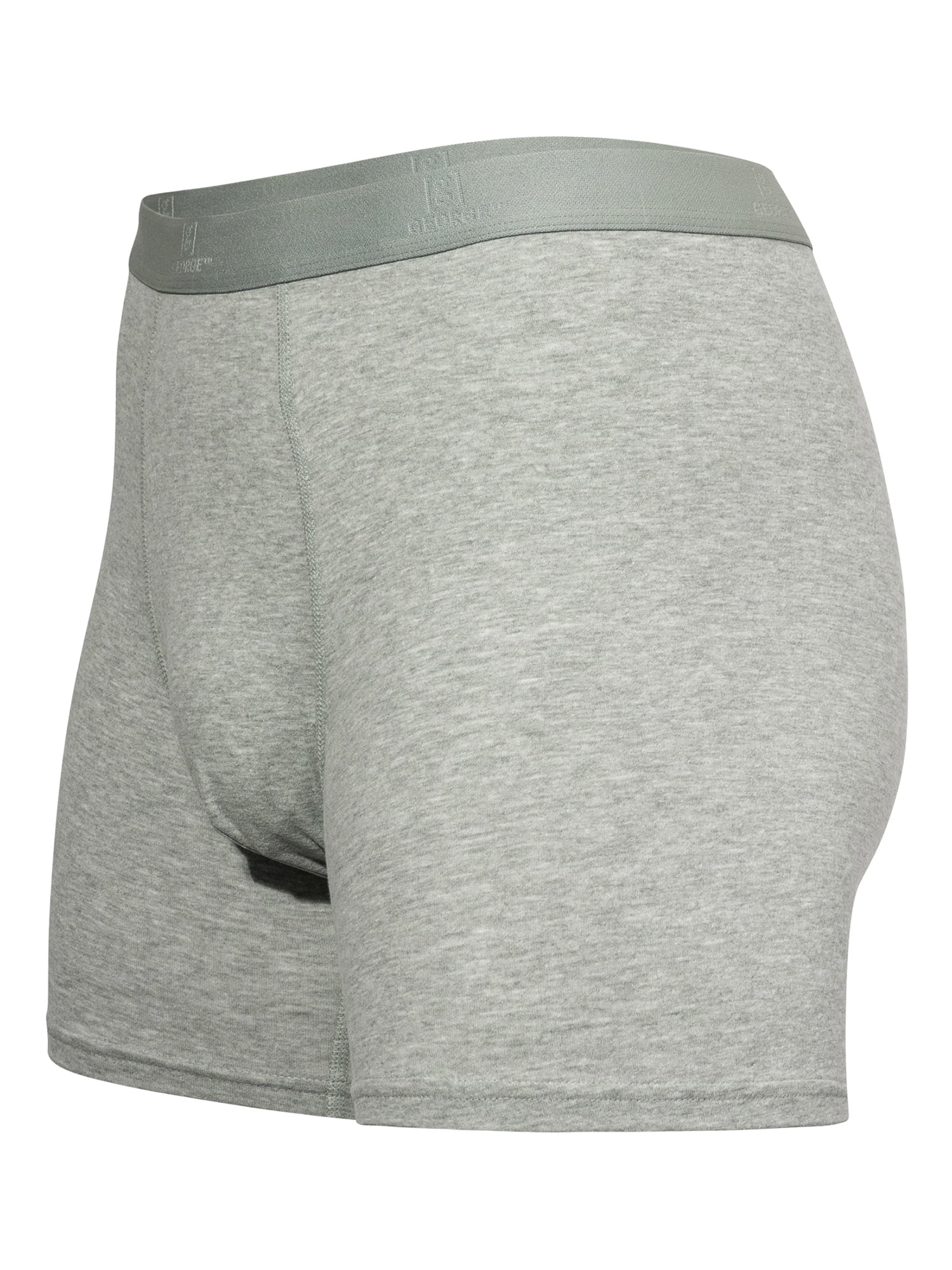 George Men's Cotton Stretch Regular Leg Boxer Briefs, 6-Pack