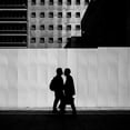 thumbnail image 2 of Fujii, Yuzo 20x20 White Modern Wood Framed Museum Art Print Titled - Air Kiss, 2 of 4