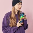 thumbnail image 3 of Colorful Rainbow 20 Oz Skinny Tumbler with Lid and Straw - Double Wall Vacuum Coffee- Birthday Gifts for Mom Sister Friends Women, 3 of 7