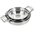 thumbnail image 1 of TABLZONE 3pcs Instant Noodle Cooker Stainless Steel Round Cooking Everyday Use, 1 of 5