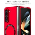 thumbnail image 3 of ELEHOLD Magnetic Slim Case for Samsung Galaxy Z Fold 5 Compatible with MagSafe Hard PC Non-Slip Anti-Scratch Anti-Fingerprint Shockproof Case for Samsung Galaxy Z Fold 5,Red, 3 of 9