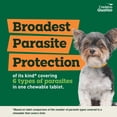 thumbnail image 2 of Credelio Quattro Chewable Tablets for Dogs 3.3-6 lbs, 6-in-1 Parasite Protection (6 Month Supply), 2 of 11