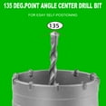 thumbnail image 4 of Concrete Hole Saw Set 5Pcs Kit with 30,50,65mm Hole Drill Bits SDS Plus Shank Wall Hole Opening for Brick,Cement, Stone, 4 of 7