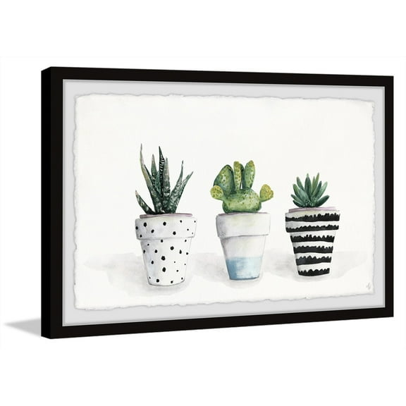 Marmont Hill Succulent Trio II Framed Wall Art