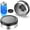 black, variant on 13mm Flip Off Caps Burr-Free Flip Top Caps Aluminum-Plastic Caps Single Tone Flip Top Seals for Glass Vial 100 Pcs
