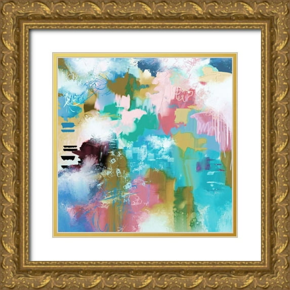 Auda, Christine 15x15 Gold Ornate Wood Framed with Double Matting Museum Art Print Titled - No Remorse I