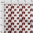 thumbnail image 2 of oneOone Cotton Flex Red Fabric Medical Virus Craft Projects Decor Fabric Printed by The Yard 40 Inch Wide, 2 of 4