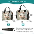 thumbnail image 2 of Medium Cooler Bag Lunch Bag Portable Meal Bag Work Meal Bag Outdoor Meal Bag Travel Meal Bag Picnic Meal Bag Going Out Meal Bag Super Cute Bunny, 2 of 6