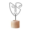 thumbnail image 2 of Abbracc Wooden Base Tea Light Candle Holder Stand Table Party Decorations Black, 2 of 9