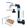 thumbnail image 3 of IBC Tote Tank Adapter Kit High Strength Versatile Connection with 3/4 Inch Standard Tap Interface for Rain Barrel and Container, 3 of 9