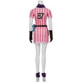thumbnail image 5 of Pink and White Stripes Dress Outfit Full Suit with Accessories for Women Adult, 5 of 8
