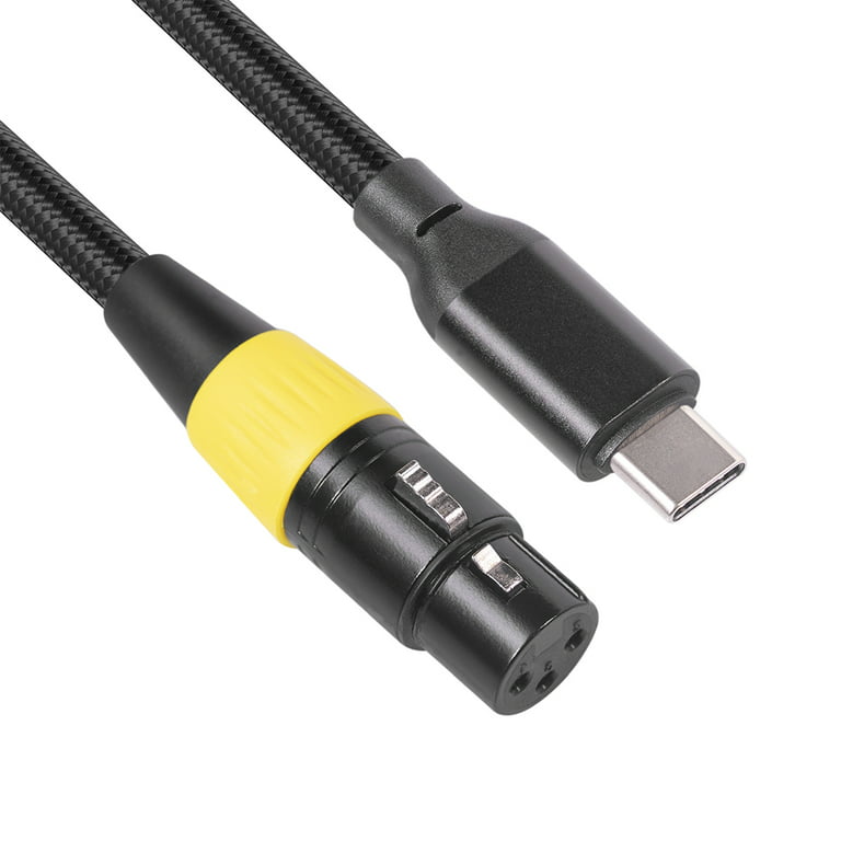 Câble d'enregistrement de microphone femelle USB vers XLR US18, longueur de  câble: 3 m