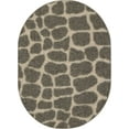 thumbnail image 2 of Furnish My Place Crocodile Lounge Around Area Rug, Animal Print Area Rug, Pet-Friendly Rug, Baby Nursery Mat, Indoor Rug, Perfect for Living Room, Playroom, 2' x 3' Oval - Set of 3, 2 of 3