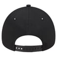 thumbnail image 4 of Men's New Era Black Miami Marlins Team Color A-Frame 9FORTY Adjustable Hat, 4 of 5