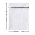 thumbnail image 2 of Large Mesh Laundry Bag with Zipper, Heavy Duty Wash Pouch for Delicates, Blouse, Hosiery, Underwear, Baby Clothes - Reusable Travel Laundry Organizer, College Dorm Storage Hamper Sack, 2 of 4