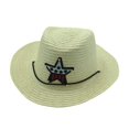 thumbnail image 2 of Wancir Kids Summer Straw Hat for Baby Infant Toddler Boys Fedora Beach Sun Hat, 2 of 3