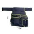 thumbnail image 1 of Sacoche Ceinture Taille Sac à Outils Électrique Sac de Rangement Haute Capacité Poches Taille Sac de Transport Outils Maison, Réglable, 1 of 5