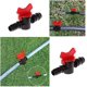 thumbnail image 4 of Interruptor de riego de válvula Válvula de plástico PE Accesorios para acuarios con válvulas Válvula de globo Regulador de válvula utilizado para riego de césped de jardín y pecera 5 piezas, 4 of 5