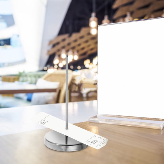 Soimiss Metal Ticket Holder with Spike and Stable Base for Restaurant Kitchen and Office Use