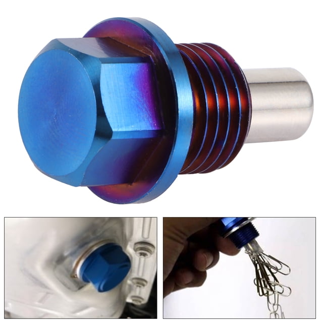 Bouchon de Vidange pour Carter d'Huile, Opération Simple en Alliage d'Aluminium Haute Résistance Résistant à l'Usure pour Accessoires de Voiture M12x1.25, M12x1.5, M12x1.75, M14x1.5