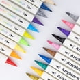 thumbnail image 4 of AnyMark 24 Colors Acrylic Paint Markers, Dual Tip Acrylic Paint Pens with Brush & Fine Tip, Premium Paint Markers for Coloring, Canvas, wood, Rock Painting, Glass, Pumpkins Kit DIY Craft, 4 of 7