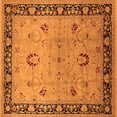 thumbnail image 1 of Ahgly Company Indoor Square Oriental Orange Industrial Area Rugs, 5' Square, 1 of 4