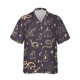 thumbnail image 3 of Venta caliente de verano, nuevas camisetas con estampado 3D, estampado de cuervos, solapa, manga corta, moda de terror, camisetas casuales para hombres, traje, camisetas de un solo pecho, 3 of 5
