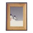 thumbnail image 1 of mas Snowman Snowflake Festival Photo Frame Exhibition Display Art Desktop Painting, 1 of 3