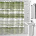 thumbnail image 2 of Gradient Green Shower Curtain, Watercolor Abstract Gradient Light Green Water Ripples Waterproof Shower Curtain Set with 12 Hooks Lightweight Bath Curtains Fabric Bathroom Decor 36x72 Inches, 2 of 9