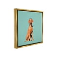thumbnail image 4 of Stupell Industries Labrador Dog with Crown Animals & Insects Painting Gold Floater Framed Canvas Art Print Wall Art, 18 x 18, 4 of 10