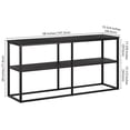 thumbnail image 6 of Brasier Rectangular TV Stand for TV's up to 65" in Black Grain, 6 of 8