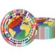 thumbnail image 1 of Platos desechables VVBray de 23 cm para fiesta Mundial 2026, 20 piezas, 1 of 7
