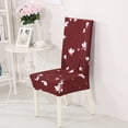 thumbnail image 5 of Slatcetga Polyester Print Elastic Chair Cover Removable Protective Covers for Home Wedding Hotel, 5 of 8