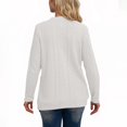 thumbnail image 6 of Nooxsoe Cropped Cardigan Sweaters for Women Warm Cardigans Soft Comfort Open Front Sweater Knit Cardigan Lightweight Cardigan Sweaters Shrug Sweater Trendy Casual Woman Cardigan White 2xl, 6 of 7
