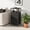 Black-4 Drawers, variant on Kelno Nightstand with Charging Station Variable LED Strip End Table with 3 Fabric Drawers USB TypeC Outlets,Black