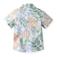thumbnail image 4 of Toddler Boy Outfits Baby Boys Summer Clothes Set Kids Cotton Solid Printed Short Sleeve Sports 0 6 12 18 24 Months 2T 3T Clothing Sets T-Shirt with Shorts 2-Piece, 4 of 6