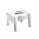 thumbnail image 3 of Taburete de inodoro en cuclillas para personas mayores, silla portátil para baño, Material PP antideslizante, fácil de lavar, tamaño 33,5x33,5x30cm, Techo rígido blanco Sunnimix Asiento de inodoro en cuclillas, 3 of 8