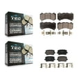 thumbnail image 1 of TEC Front Rear Ceramic Brake Pads Kit for Car Dodge Charger with 370mm Diameter Rotor KTC-100825, 1 of 10