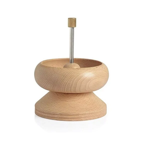Wooden Bead Spinner 5.75 x 4.25 x 5.75 inches For Bead Jewelry Making Tool