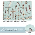 thumbnail image 2 of Easter Non-Slip Polyester Office Floor Mat Carpet Rug - Machine Washable, 2 of 6