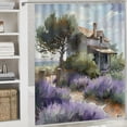 thumbnail image 6 of Beautiful purple lavender shower curtains for bedrooms, kitchens, bathrooms, shower curtains, purple favorite colors, various sizes, and free hooks, 6 of 7