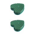 thumbnail image 1 of Ounissouiy Espuma Ladrillo Plantas 23x11x8cm Espumas Base Boda Arreglos Florales 2piezas corazón pequeño, 1 of 1