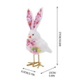 thumbnail image 3 of Easter Gnomes Decorations for Home 3 Piece Spring Ornament Set Polyester Figurines 27 cm x 15 cm x 10 cm, 3 of 9