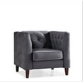 thumbnail image 4 of Uspridefurniture Chesterfield Chair, Gray, 4 of 5