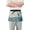 Beautiful Painting of Daisies, variant on Server Apron with 3 Pockets Waterproof Waitress Waist Short Apron for Man Woman Red Snake Lanterns Plum Blossoms 12 Inches