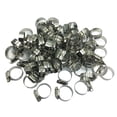 thumbnail image 2 of Abrazaderas de de acero inoxidable de 100 piezas Ф18-32 Sharpla Abrazadera de manguera de acero inoxidable, 2 of 8