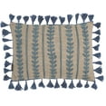 thumbnail image 2 of Safavieh Ry 14" x 20" Traditional Cotton Decorative Pillows, Gray/Blue, 2 of 4
